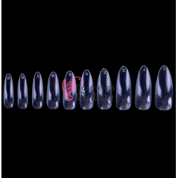 Tipsuri ovale 600 bucati Transparente fara bordura TPS82 - Migdala 82973